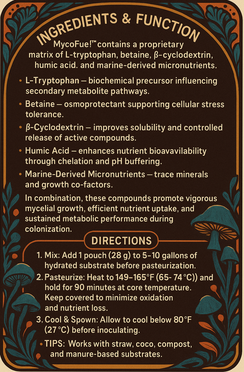 MycoFuel (First orders will ship 8/27)